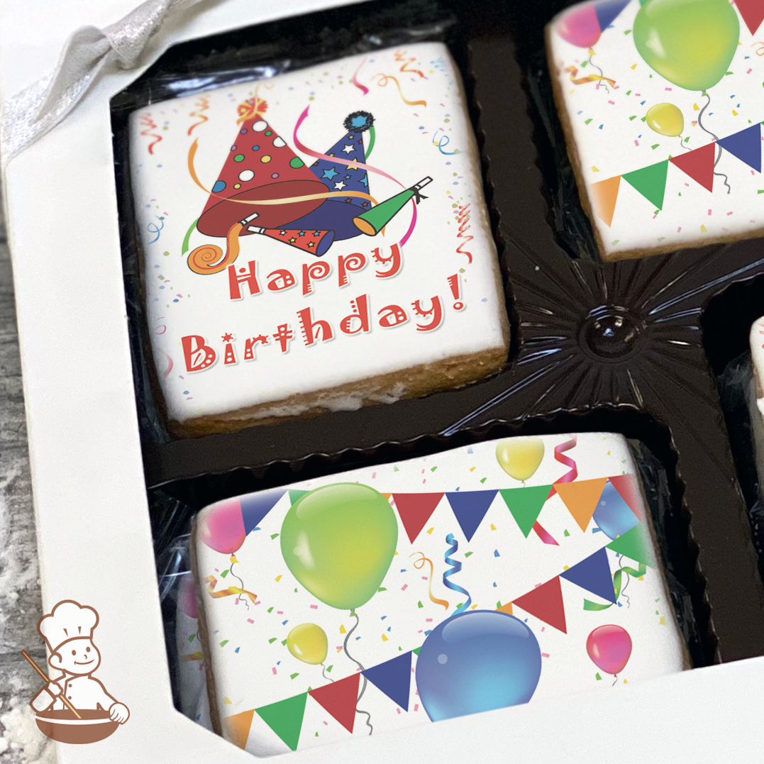 Celebrate with Confetti Cookie Gift Box (Rectangle)