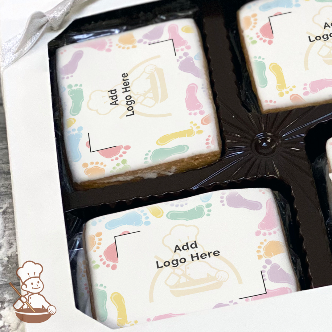 Footprints Logo Cookie Large Gift Box (Rectangle)