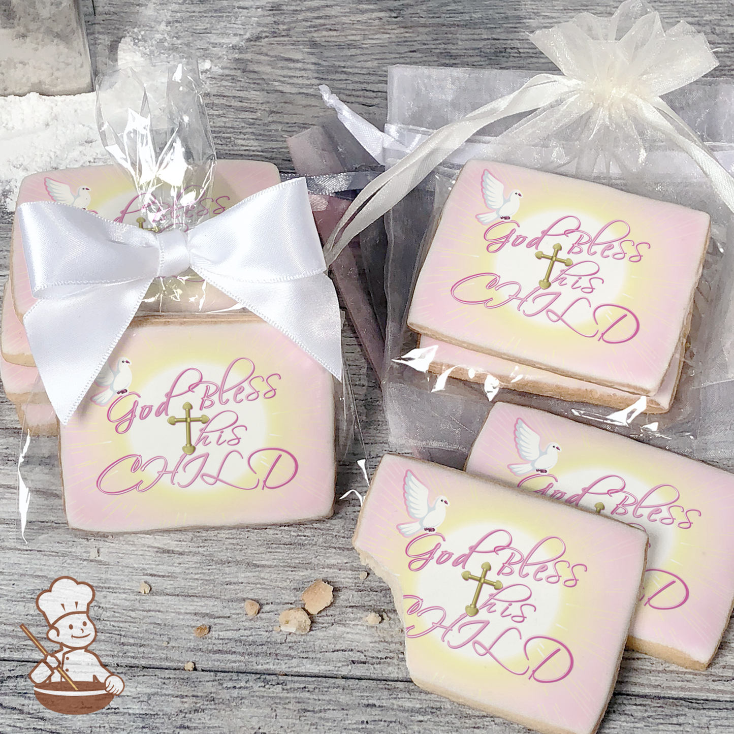 God Bless This Child - Pink Cookies (Rectangle)