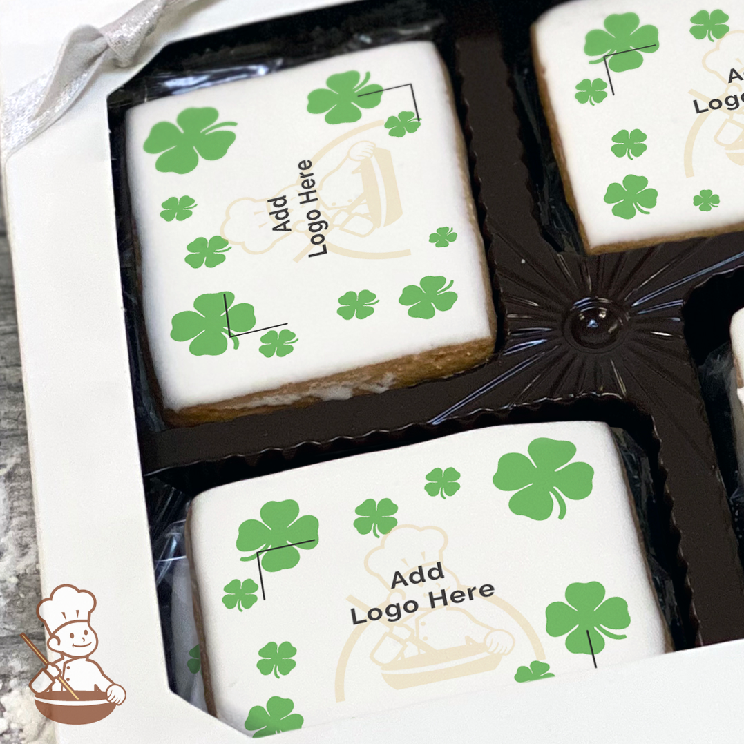 Simply Shamrocks Logo Cookie Large Gift Box (Rectangle)