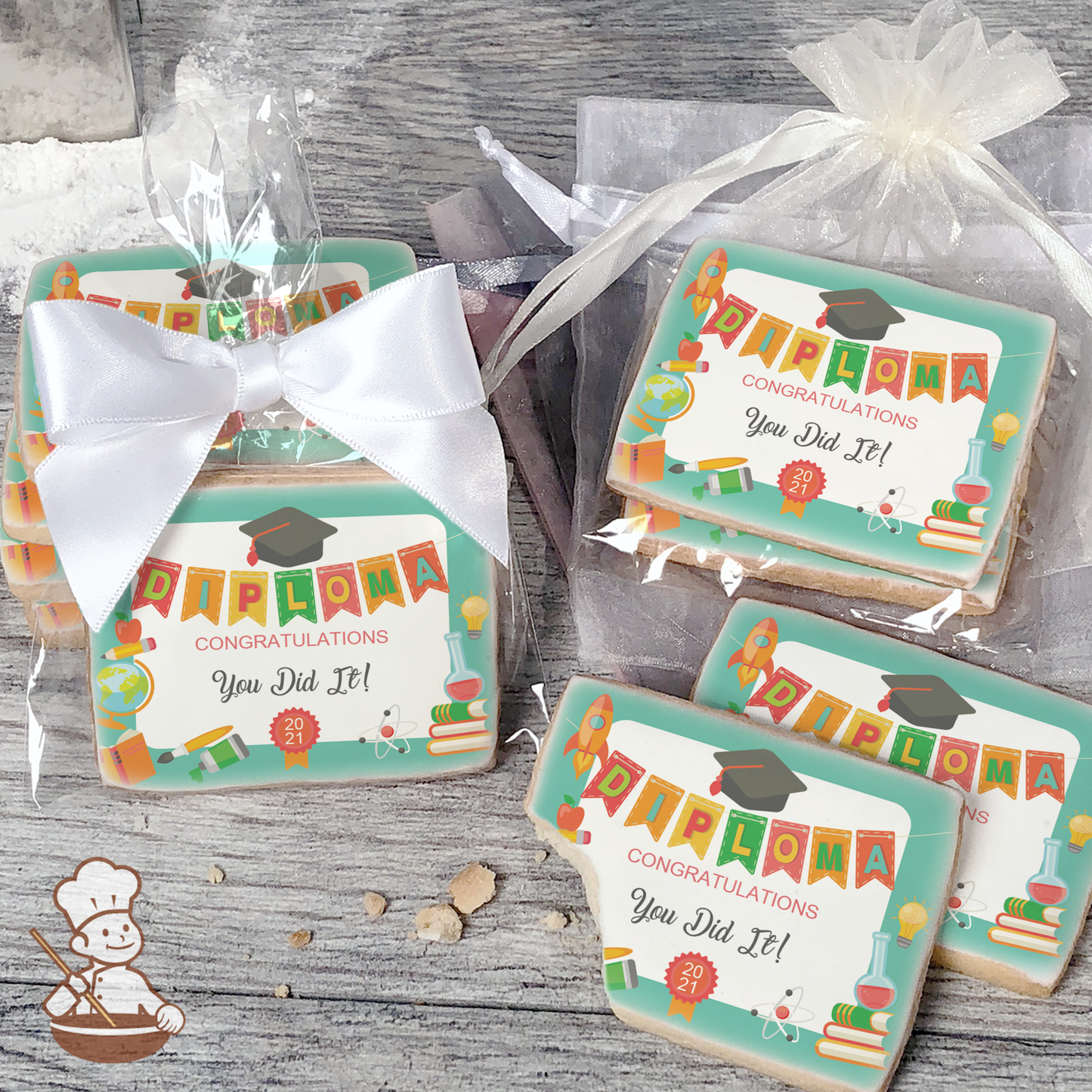 All Learner Diploma Cookies (Rectangle)