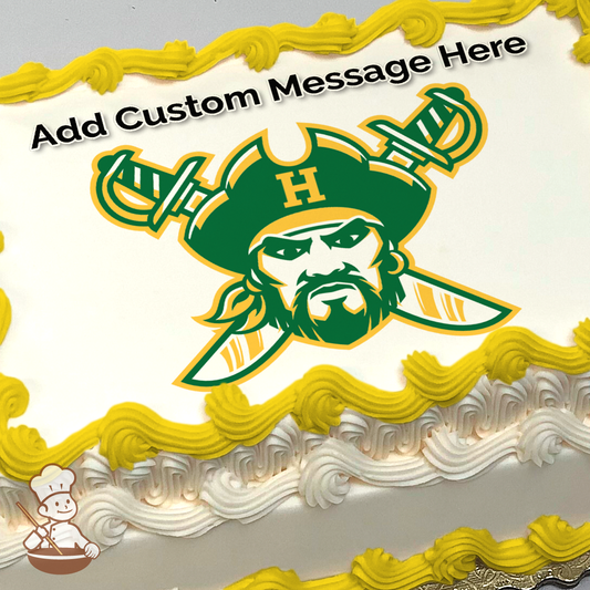 Go Harbor Pirates Photo Cake