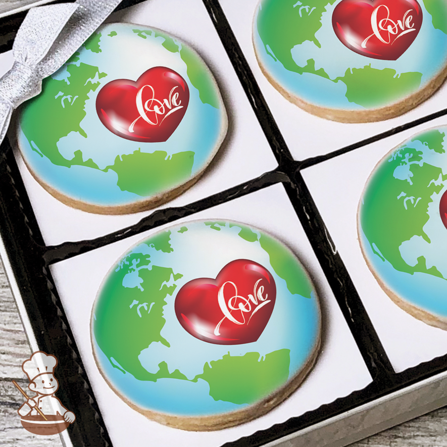 Heart this Earth Cookie Gift Box (Round)