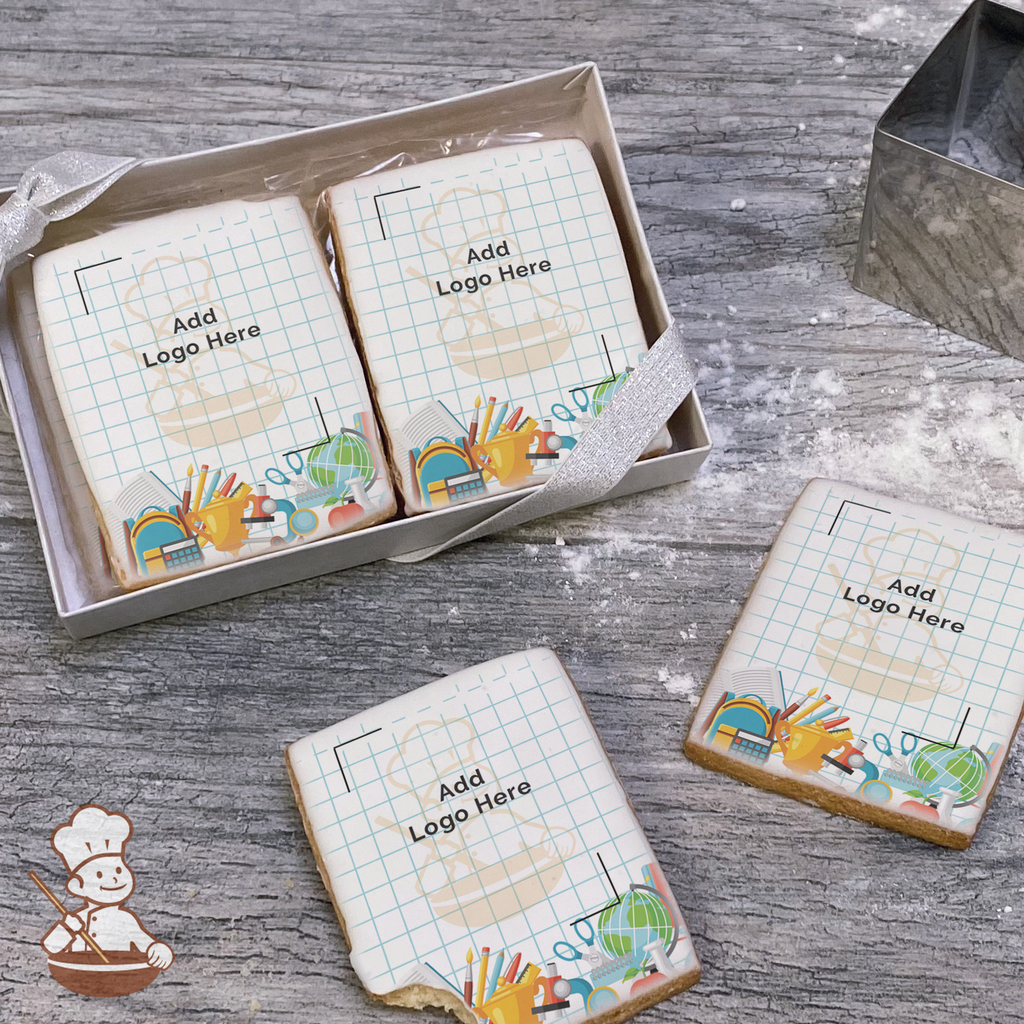 School Rules Logo Cookie Small Gift Box (Rectangle)