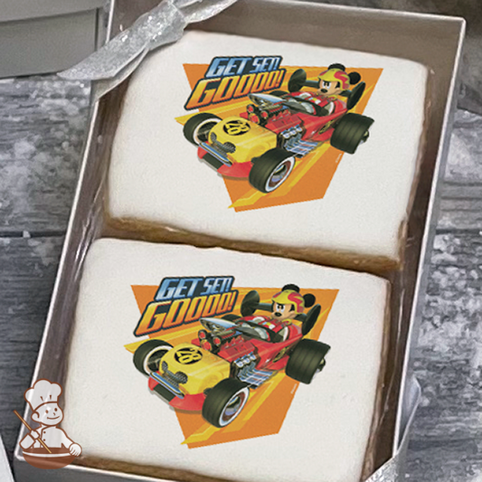 Mickey Roadster Racers Get Set Goooo Cookie Gift Box (Rectangle)