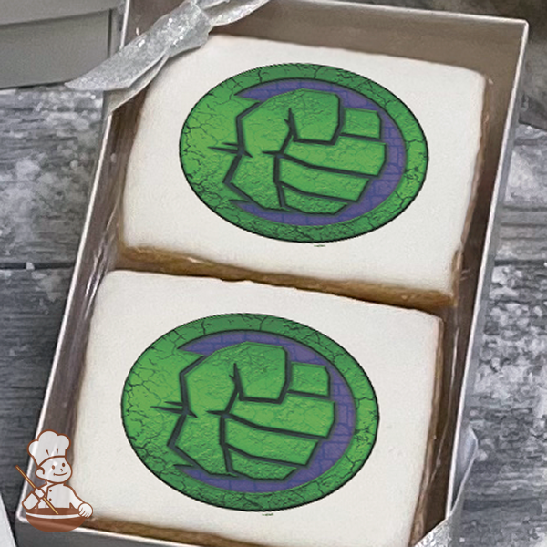 Marvels Avengers Hulk Icon Cookie Gift Box (Rectangle)