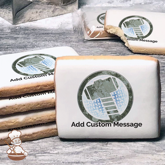 Marvels Avengers Thor Icon Custom Message Cookies (Rectangle)