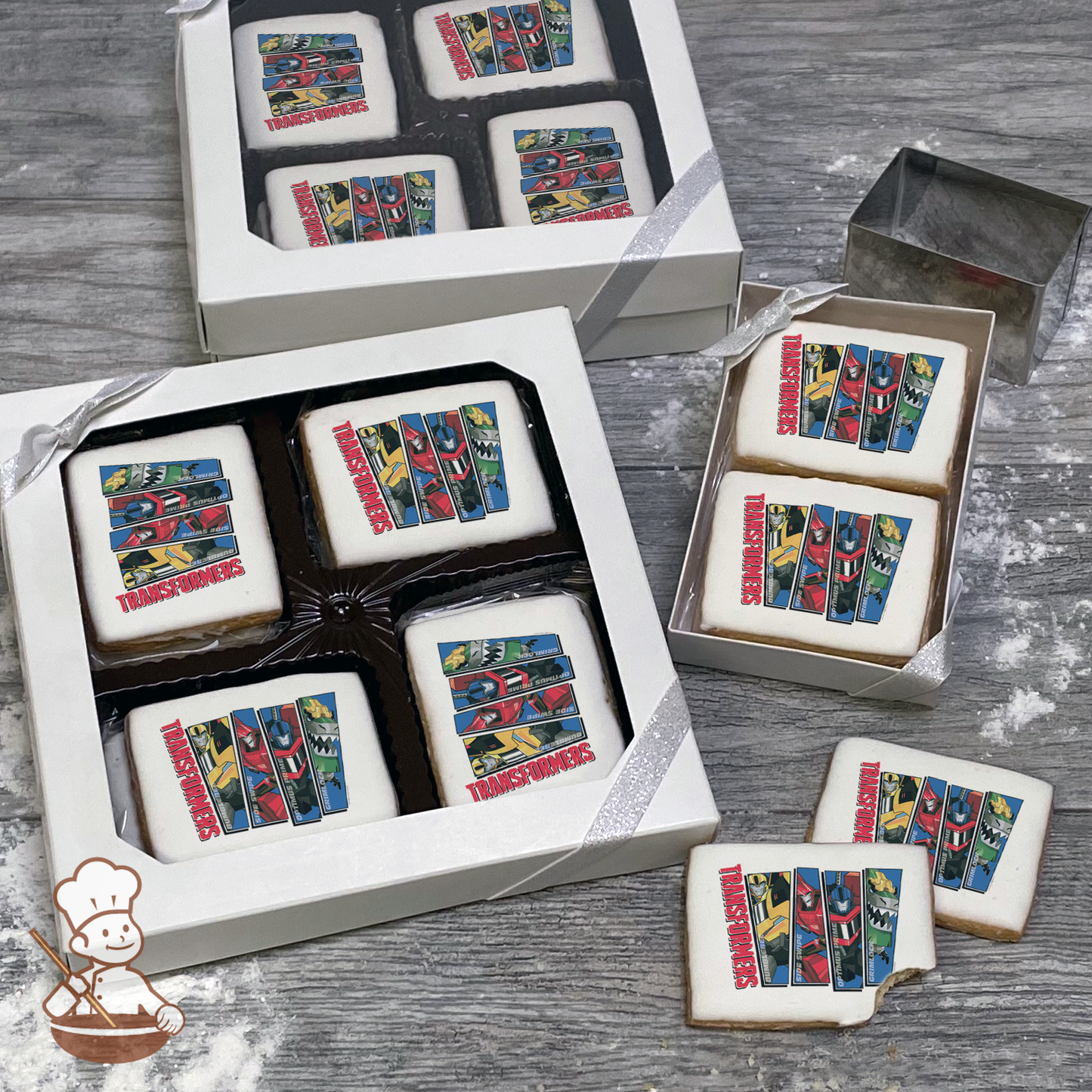 Transformers One Team One Mission Cookie Gift Box (Rectangle)