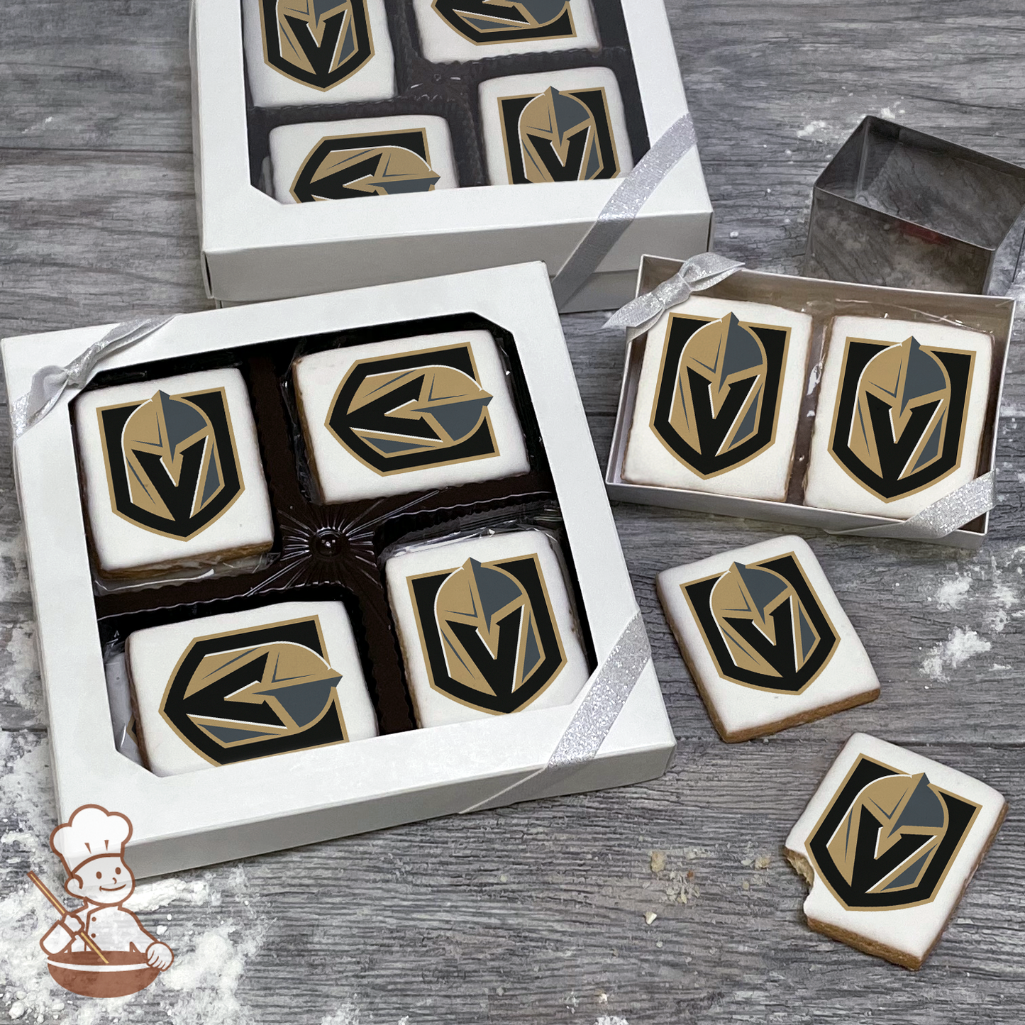 NHL Vegas Golden Knights Cookie Gift Box (Rectangle)