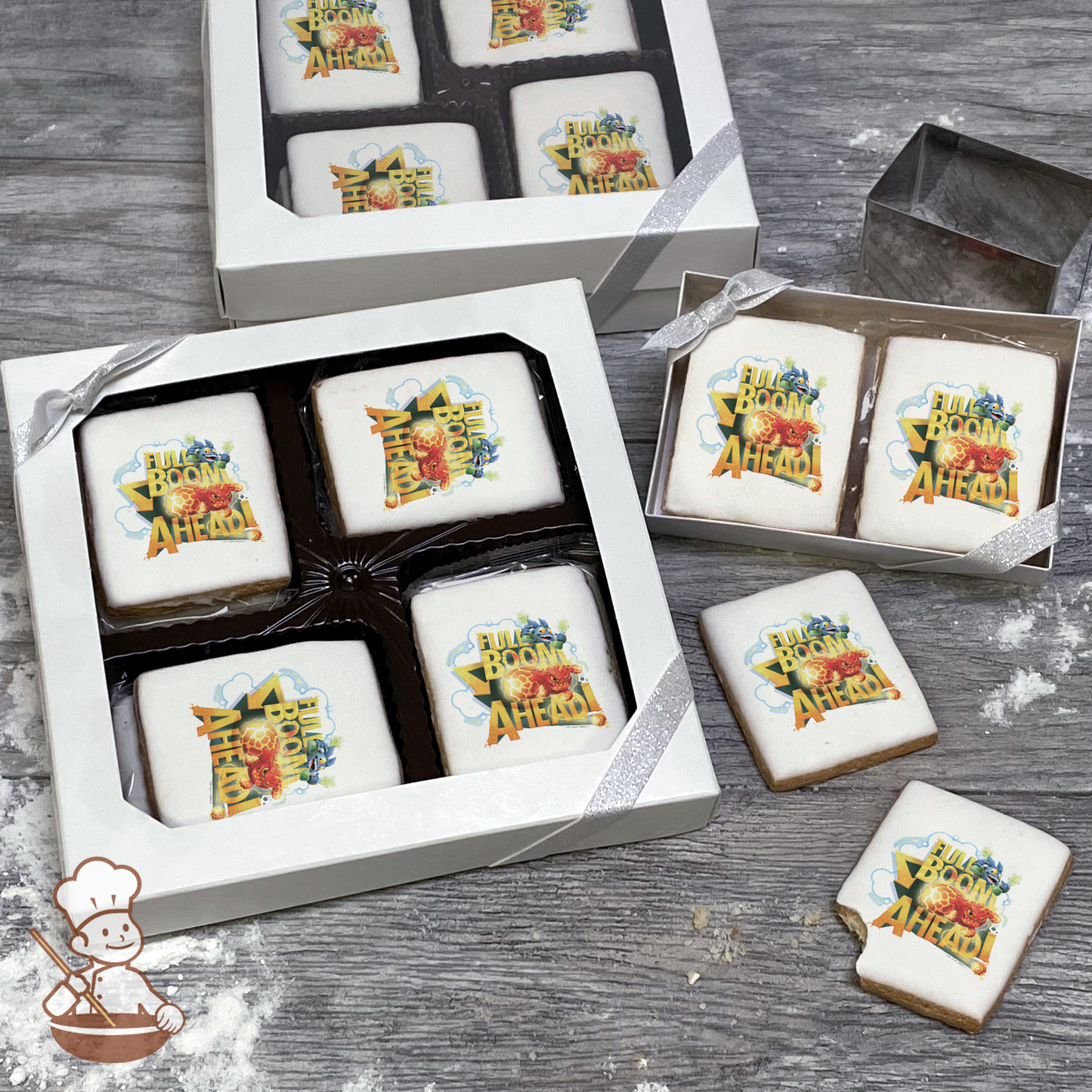 Skylanders Full Boom Ahead Cookie Gift Box (Rectangle)