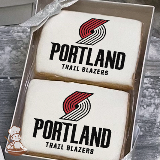 NBA Portland Trail Blazers Cookie Gift Box (Rectangle)