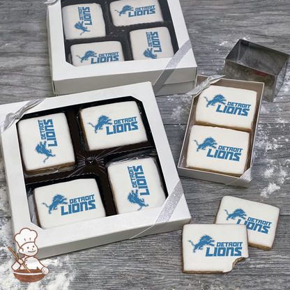 NFL Detroit Lions Cookie Gift Box (Rectangle)