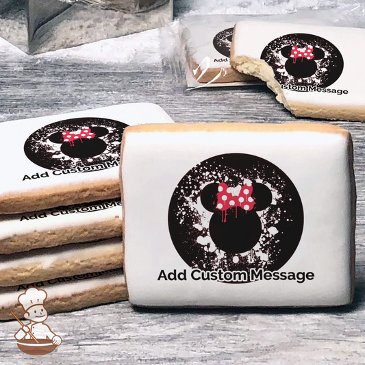 Minnie Splash Custom Message Cookies (Rectangle)