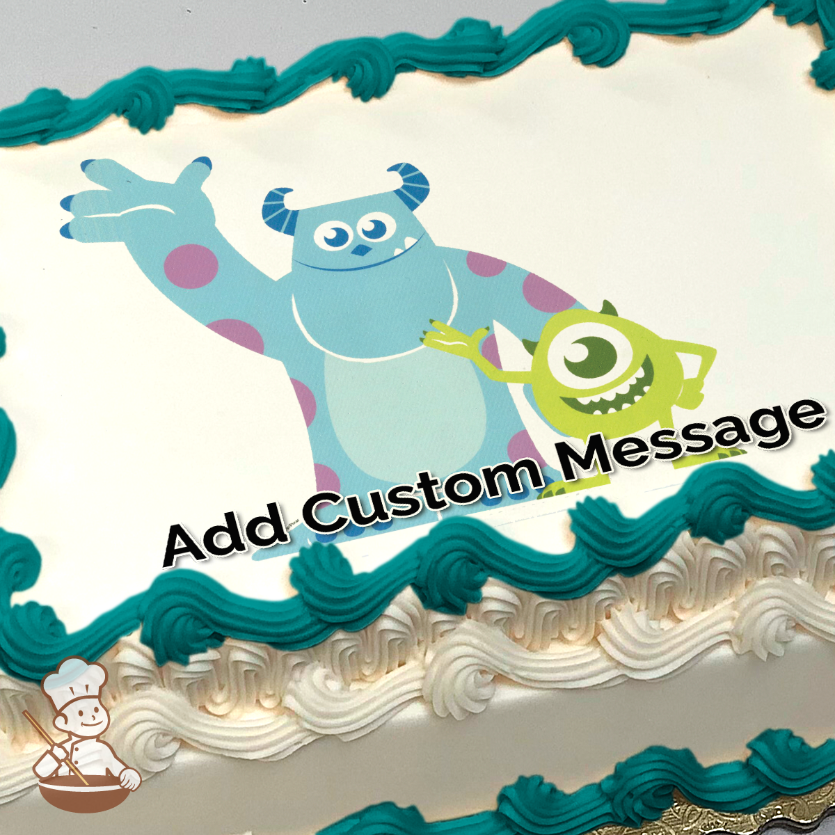 mike cake monsters inc Monsters Inc Mike & Sully Photo Cake