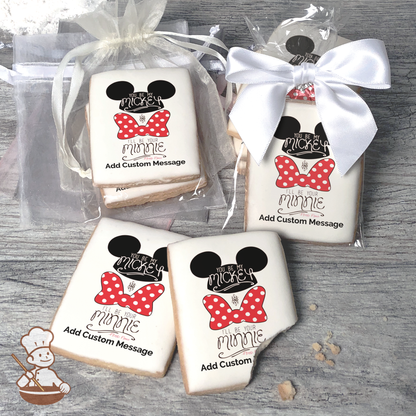 Mickey and Friends You Be Mine Ill Be Yours Custom Message Cookies (Rectangle)