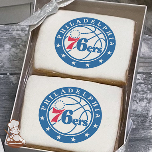 NBA Philadelphia 76ers Cookie Gift Box (Rectangle)
