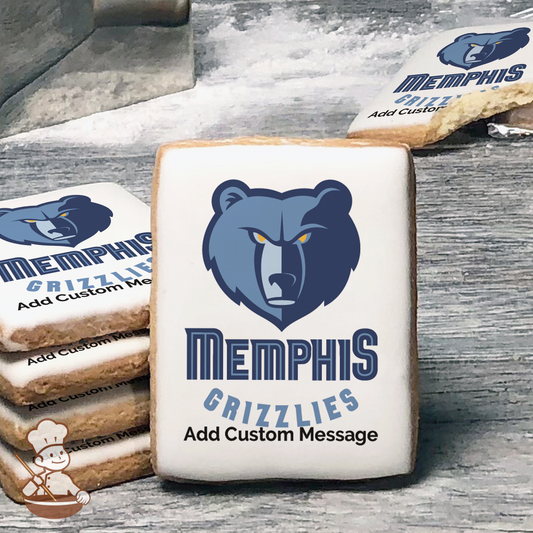 NBA Memphis Grizzlies Custom Message Cookies (Rectangle)