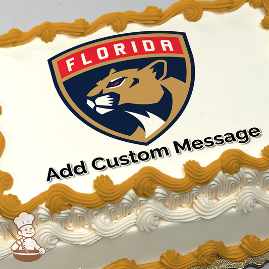 NHL Florida Panthers Photo Cake