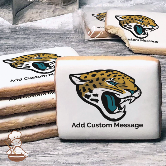 NFL Jacksonville Jaguars Custom Message Cookies (Rectangle)