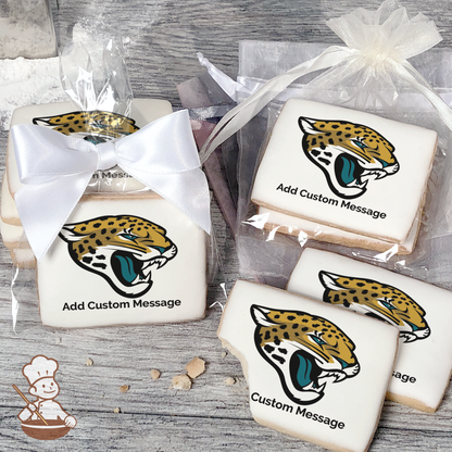 NFL Jacksonville Jaguars Custom Message Cookies (Rectangle)