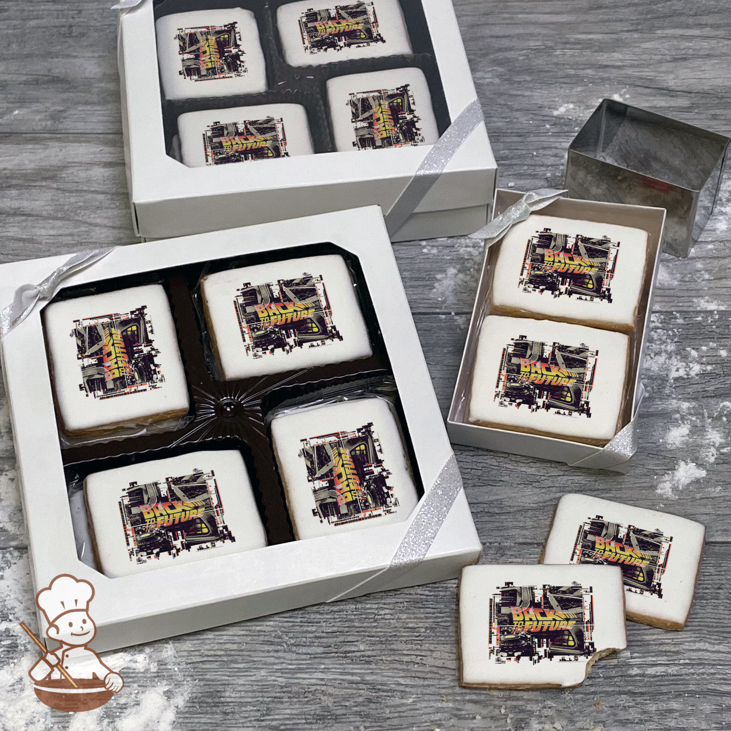 Back To The Future Cookie Gift Box (Rectangle)
