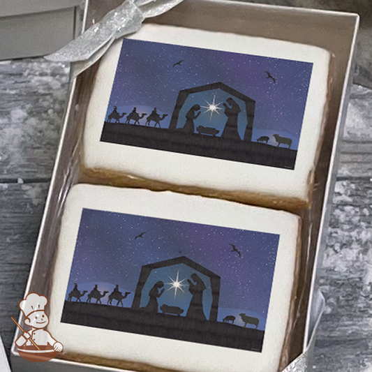 Nativity Cookie Gift Box (Rectangle)