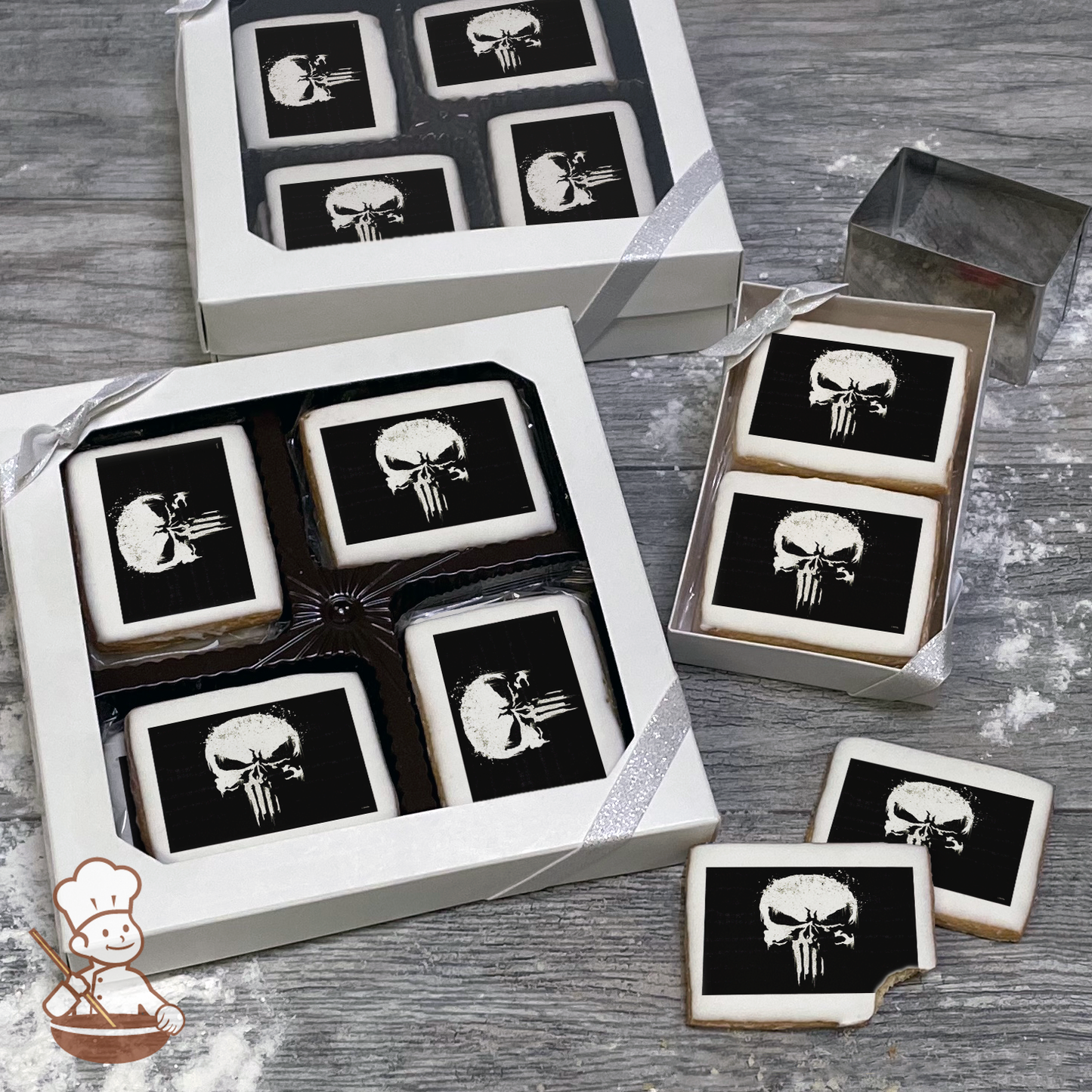 The Punisher Cookie Gift Box (Rectangle)