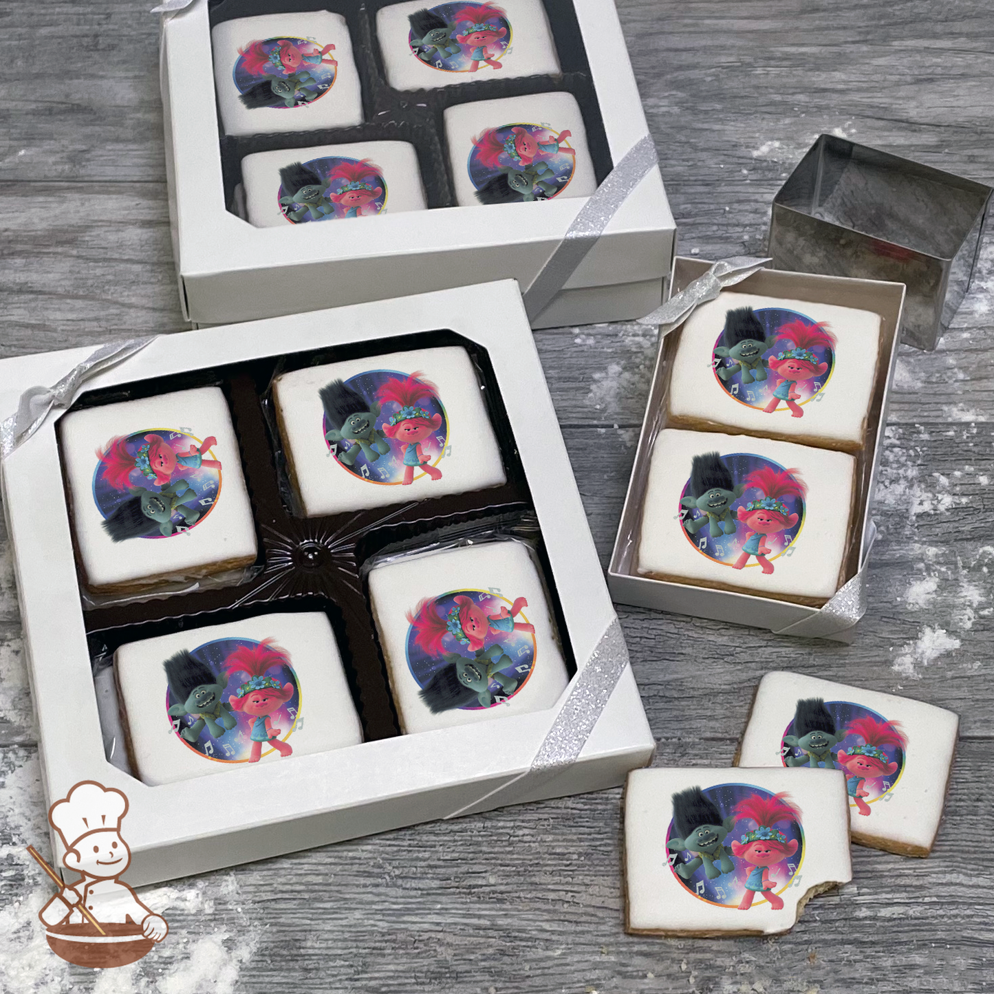 DreamWorks Trolls 2 Let's Dance! Cookie Gift Box (Rectangle)