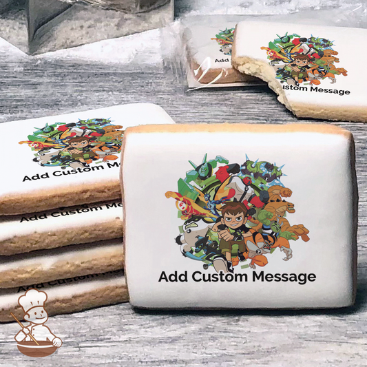 Ben 10 Custom Message Cookies (Rectangle)