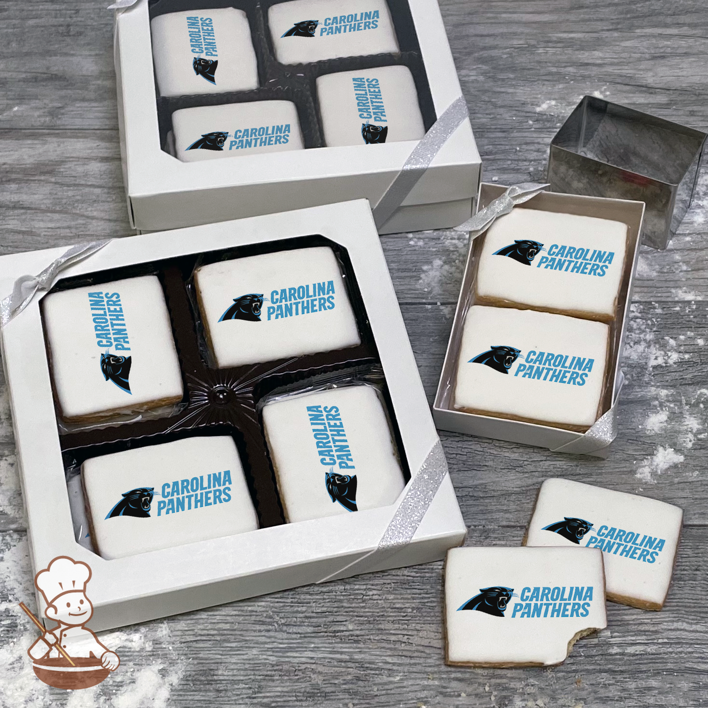 NFL Carolina Panthers Cookie Gift Box (Rectangle)