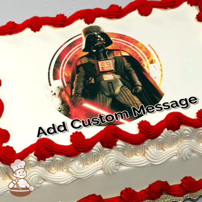Star Wars Darth Vader Photo Cake