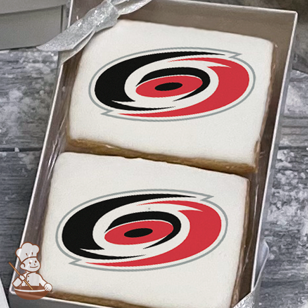 NHL Carolina Hurricanes Cookie Gift Box (Rectangle)