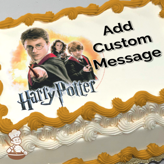 Harry Potter Wands Photo Cake