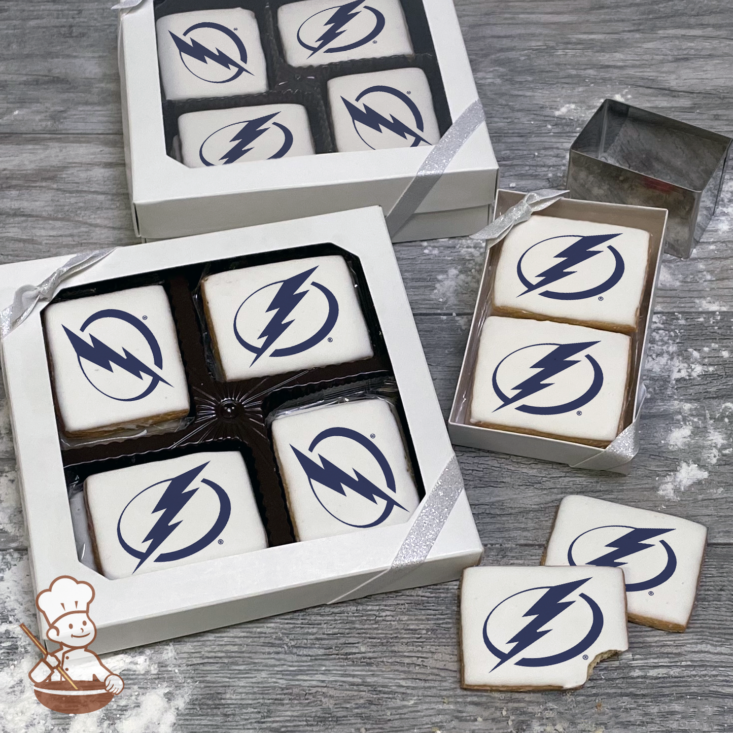 NHL Tampa Bay Lightning Cookie Gift Box (Rectangle)