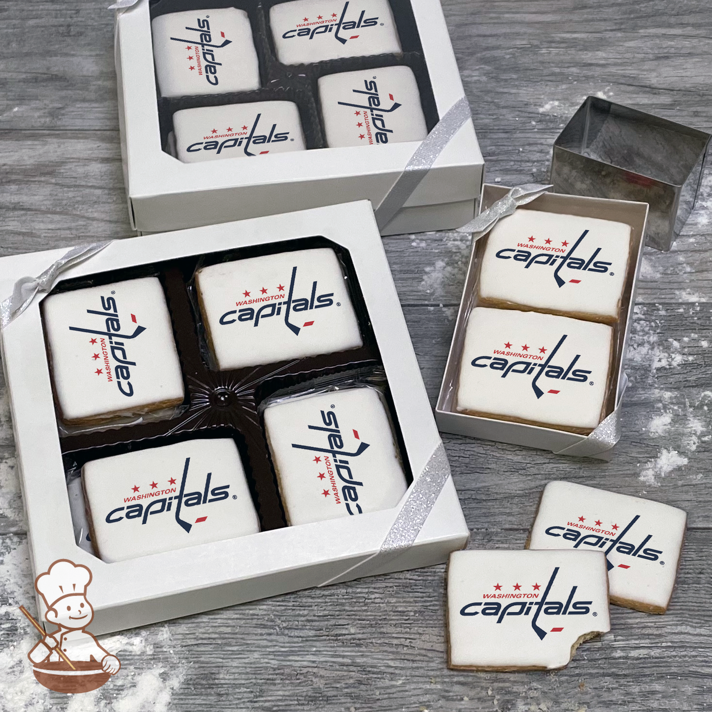 NHL Washington Capitals Cookie Gift Box (Rectangle)