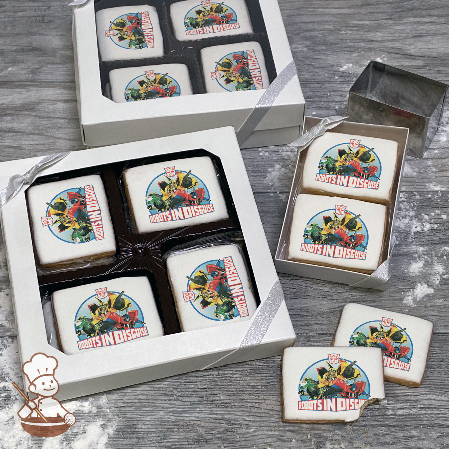 Transformers Robots in Disguise Cookie Gift Box (Rectangle)