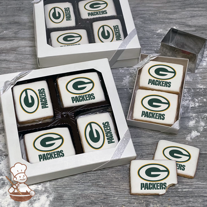 NFL Greenbay Packers Cookie Gift Box (Rectangle)