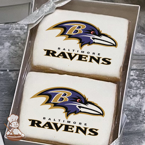 NFL Baltimore Ravens Cookie Gift Box – Watsonville & Monterey NFL Baltimore Ravens Cookie Gift Box – Watsonville & Monterey