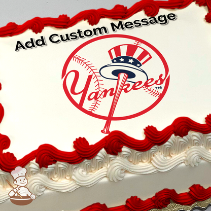 MLB New York Yankees Photo Cake