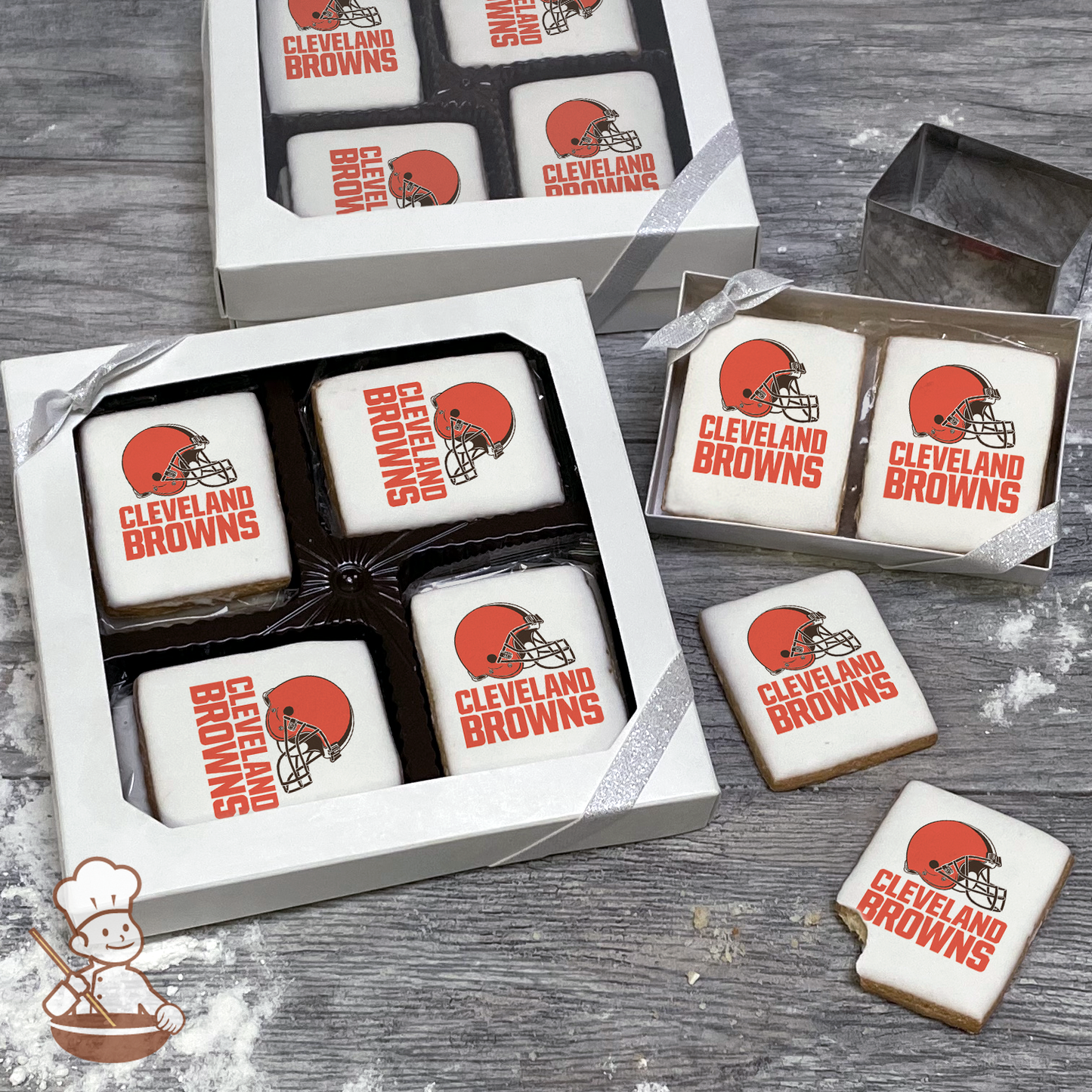 NFL Cleveland Browns Cookie Gift Box (Rectangle)