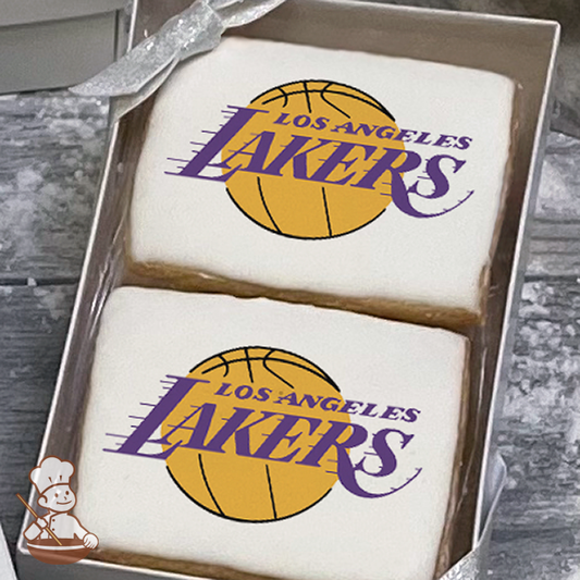 NBA Los Angeles Lakers Cookie Gift Box (Rectangle)