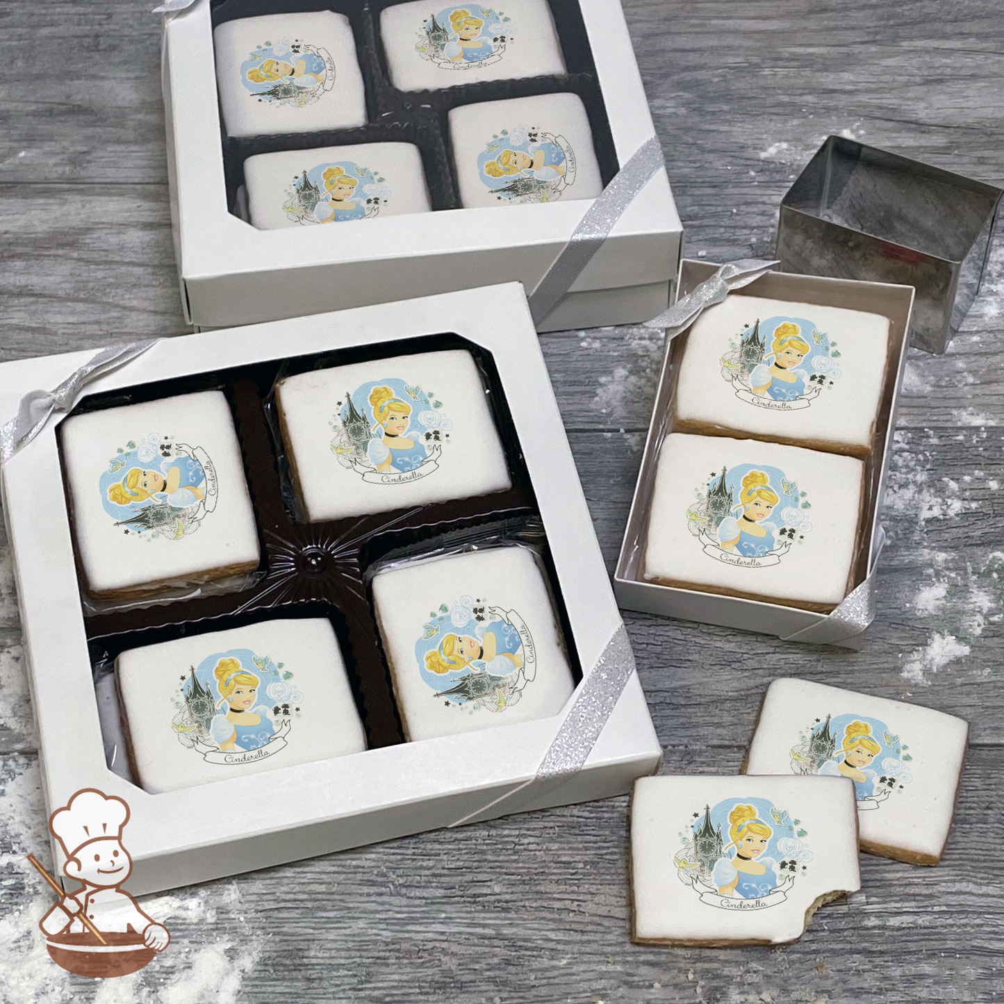 Cinderella Full of Dreams Cookie Gift Box (Rectangle)