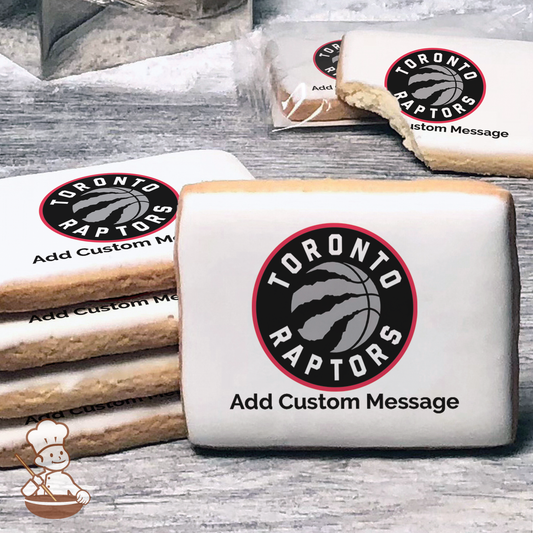 NBA Toronto Raptors Custom Message Cookies (Rectangle)