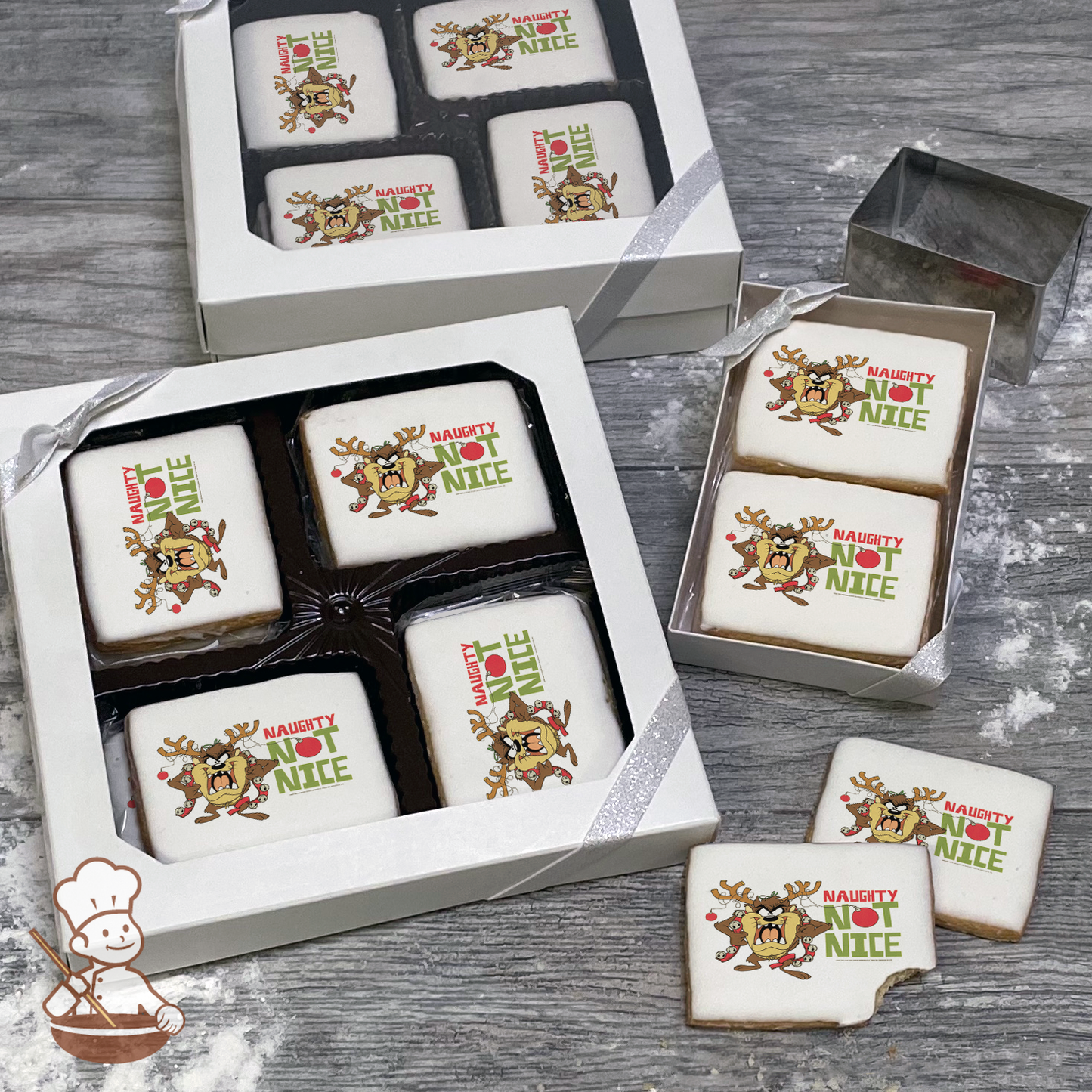 Looney Tunes Naughty Not Nice Cookie Gift Box (Rectangle)