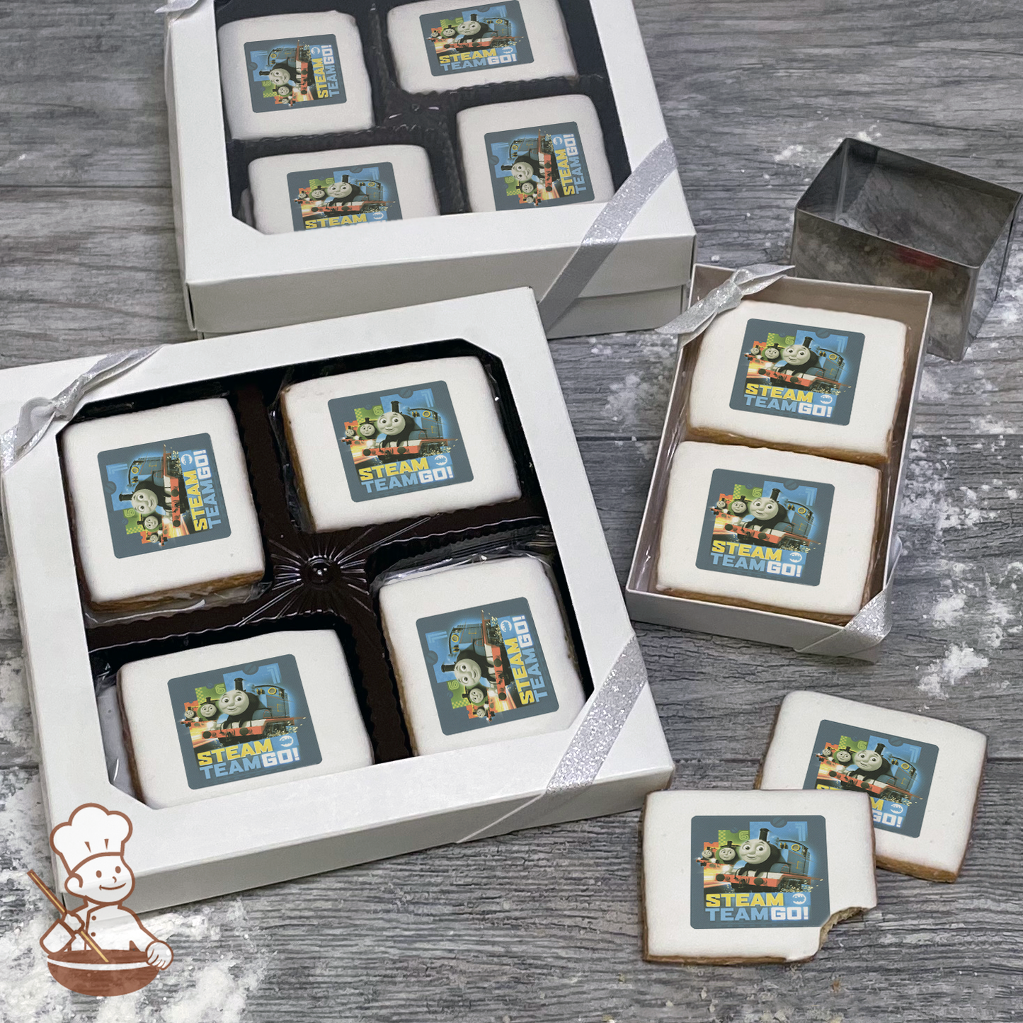 Thomas and Friends Steam Team Go Cookie Gift Box (Rectangle)