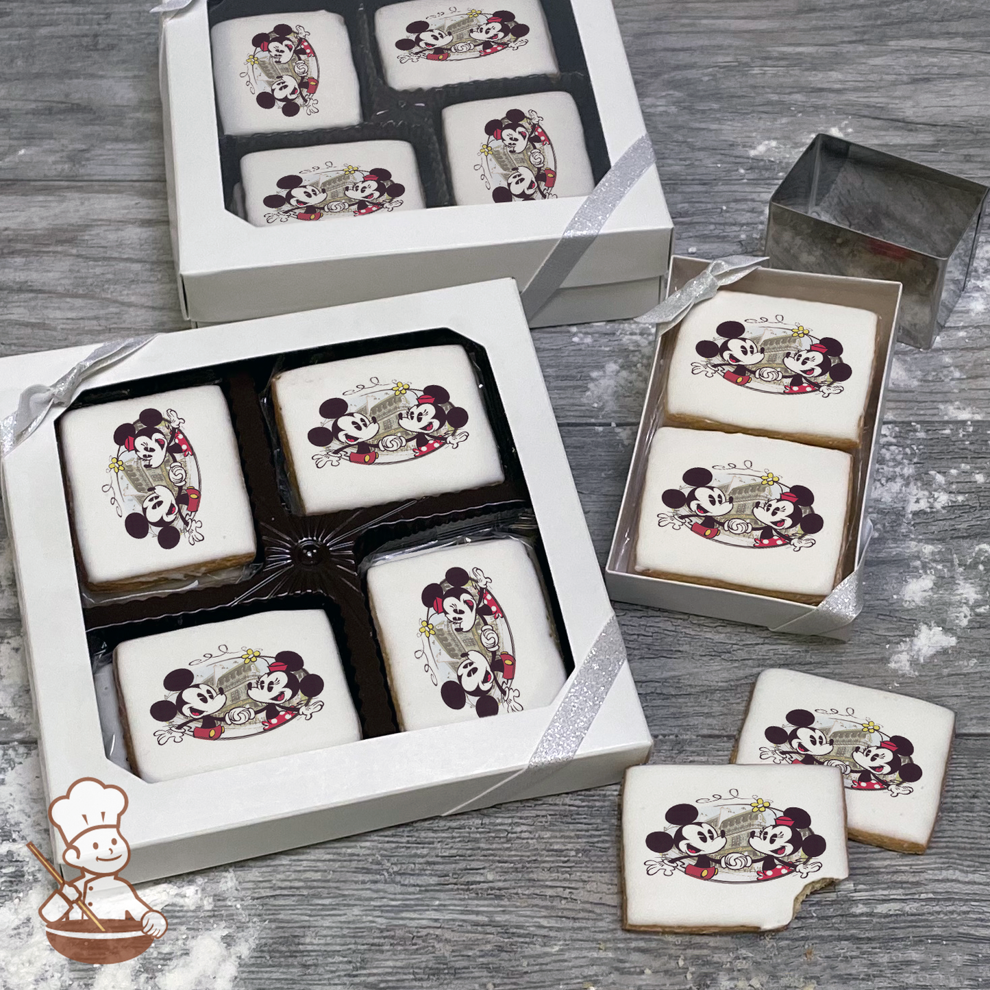 Mickey Mouse and Friends Cafe Minnie Cookie Gift Box (Rectangle)