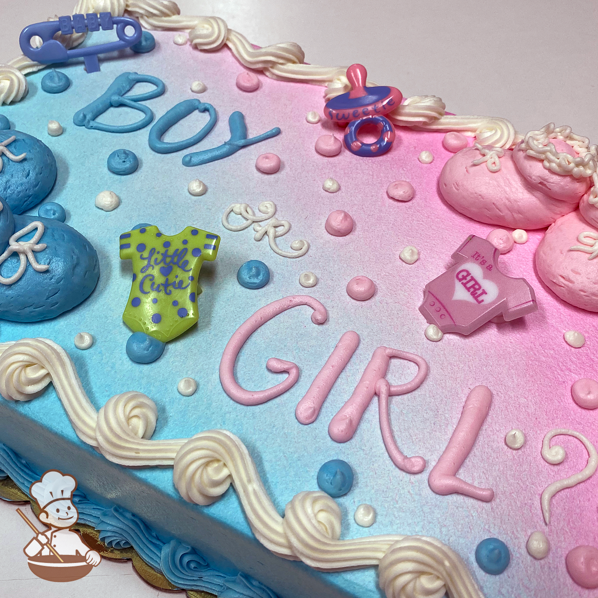 Gender Reveal Cake Writing Baby Sprinkle Cake Sayings Gender