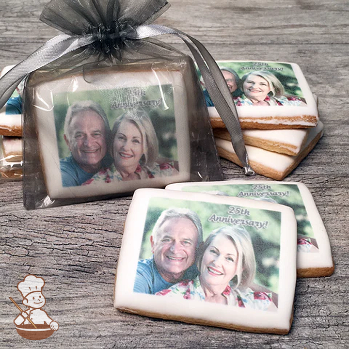 Rectangle Custom Photo Cookies