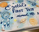 Astronaut's Trip in Outer Space Cake