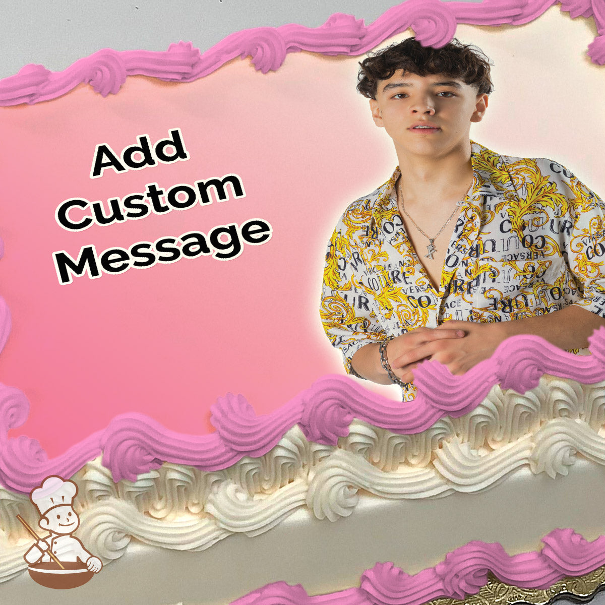 Xavi the singer Photo Cake